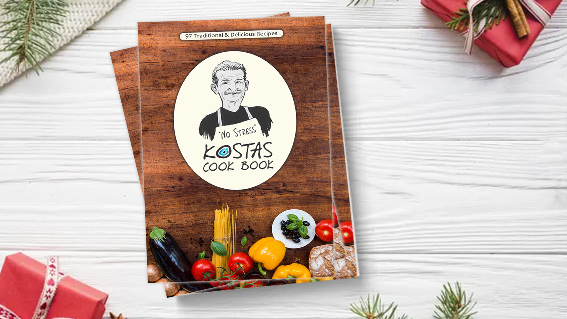 Kostas "No Stress" Cook Book 📙 A Simple and Useful Guide to Greek Cuisine 